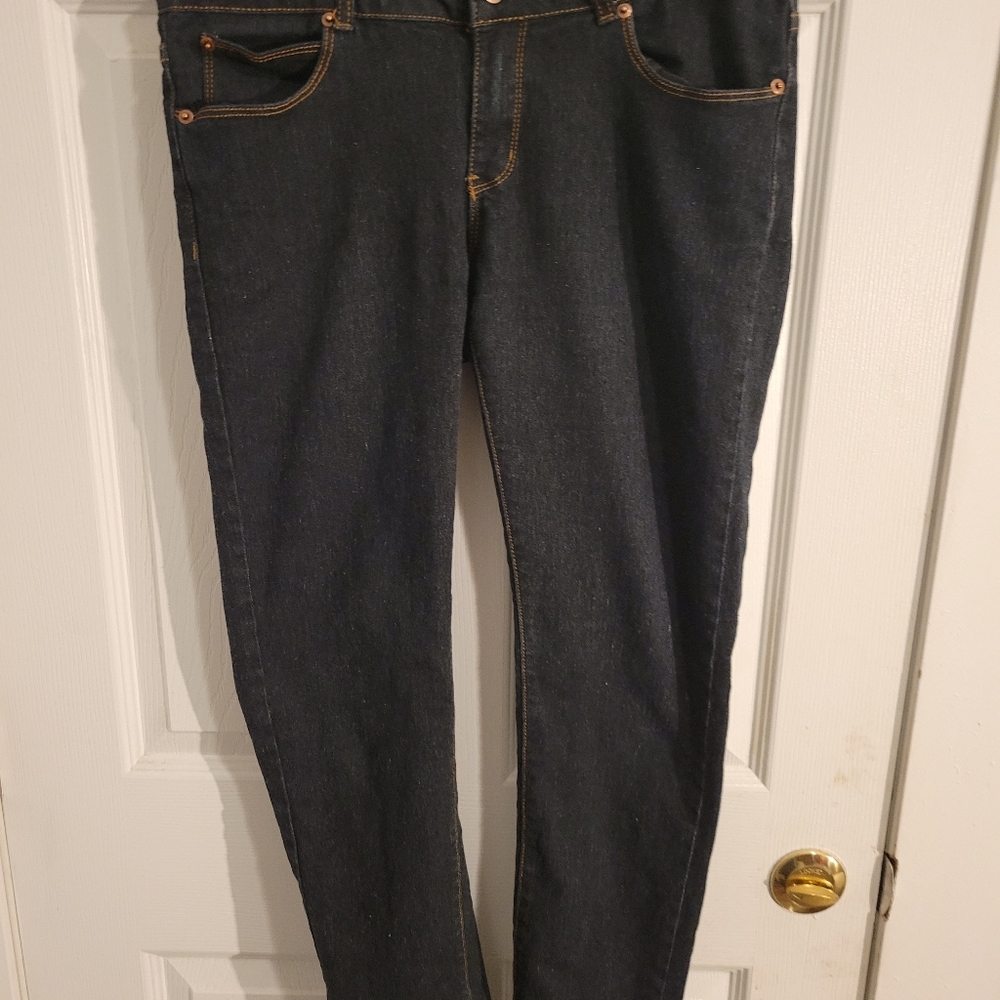 Navy blue jeans